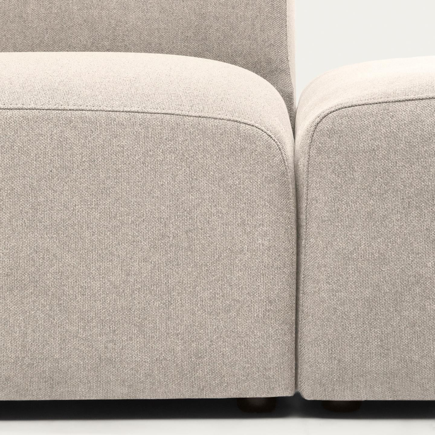 Kave Home 2-zits Bank 'Neom' Met eindpaneel, kleur Beige