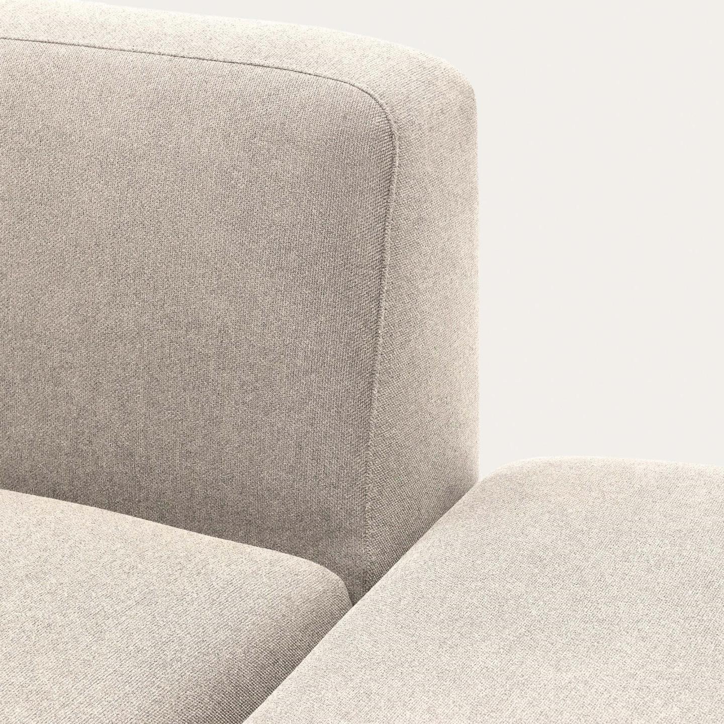 Kave Home 2-zits Bank 'Neom' Met eindpaneel, kleur Beige
