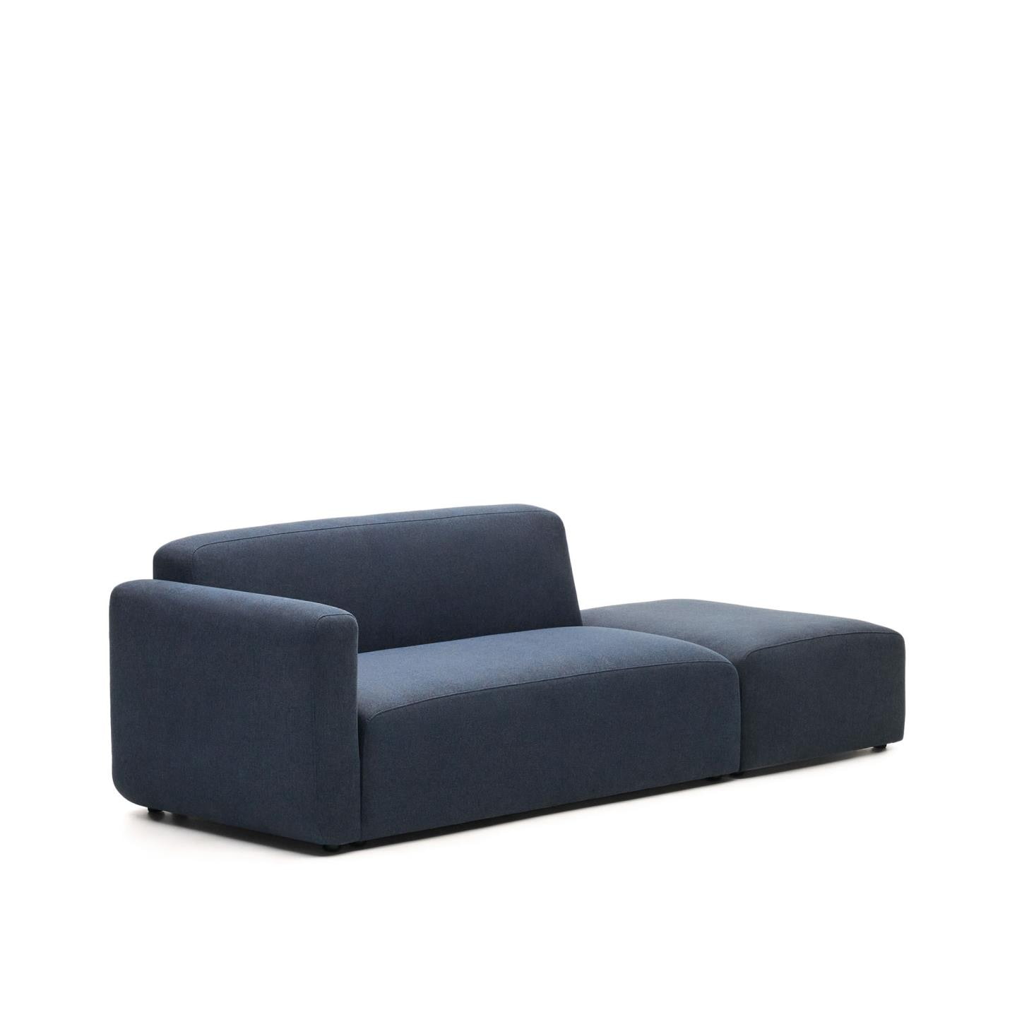 Kave Home 2-zits Bank 'Neom' Met eindpaneel, kleur Donkerblauw