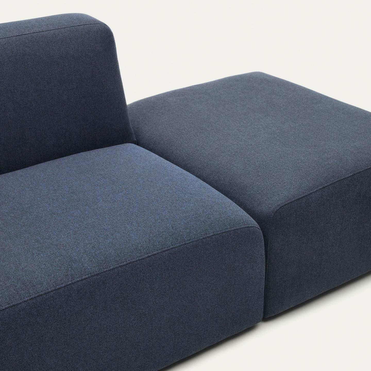 Kave Home 2-zits Bank 'Neom' Met eindpaneel, kleur Donkerblauw