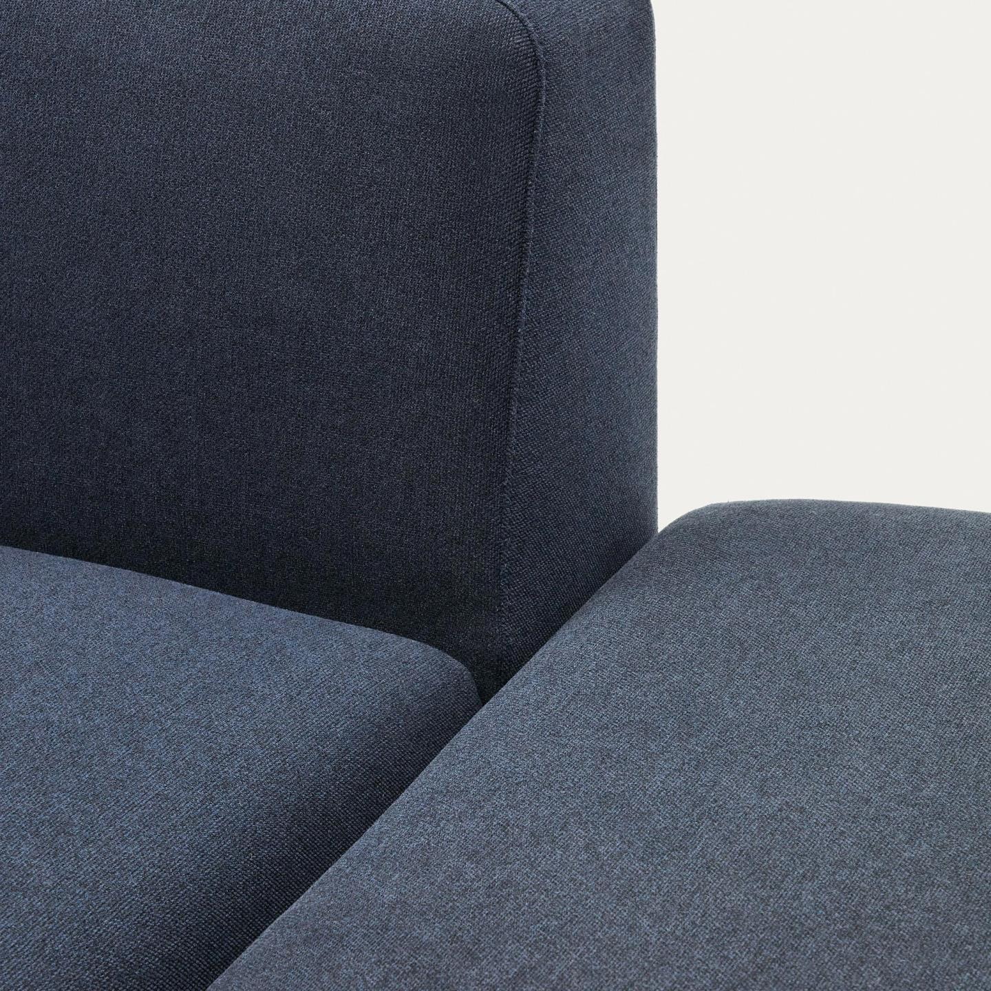 Kave Home 2-zits Bank 'Neom' Met eindpaneel, kleur Donkerblauw