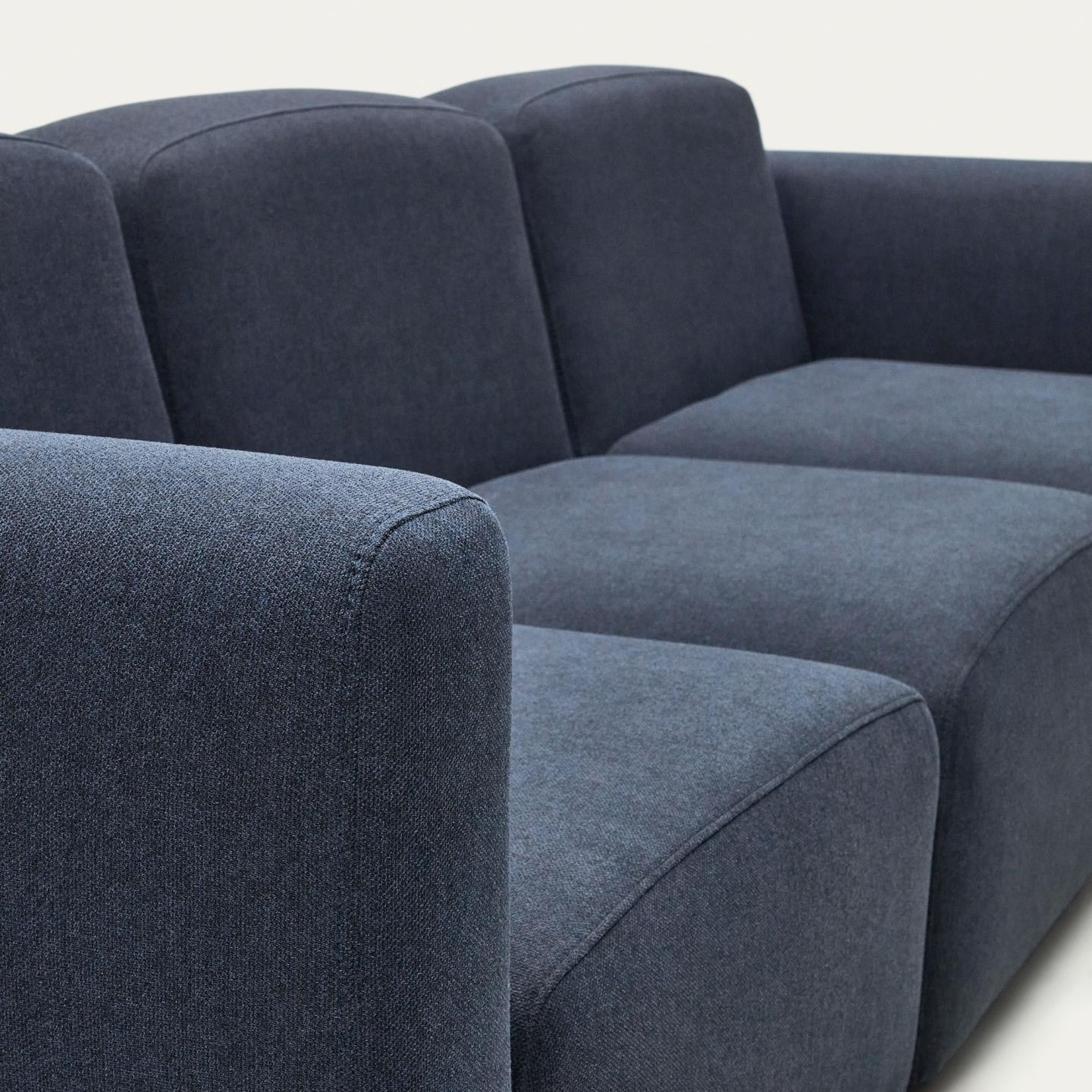 Kave Home 3-zits Bank 'Neom' kleur Donkerblauw