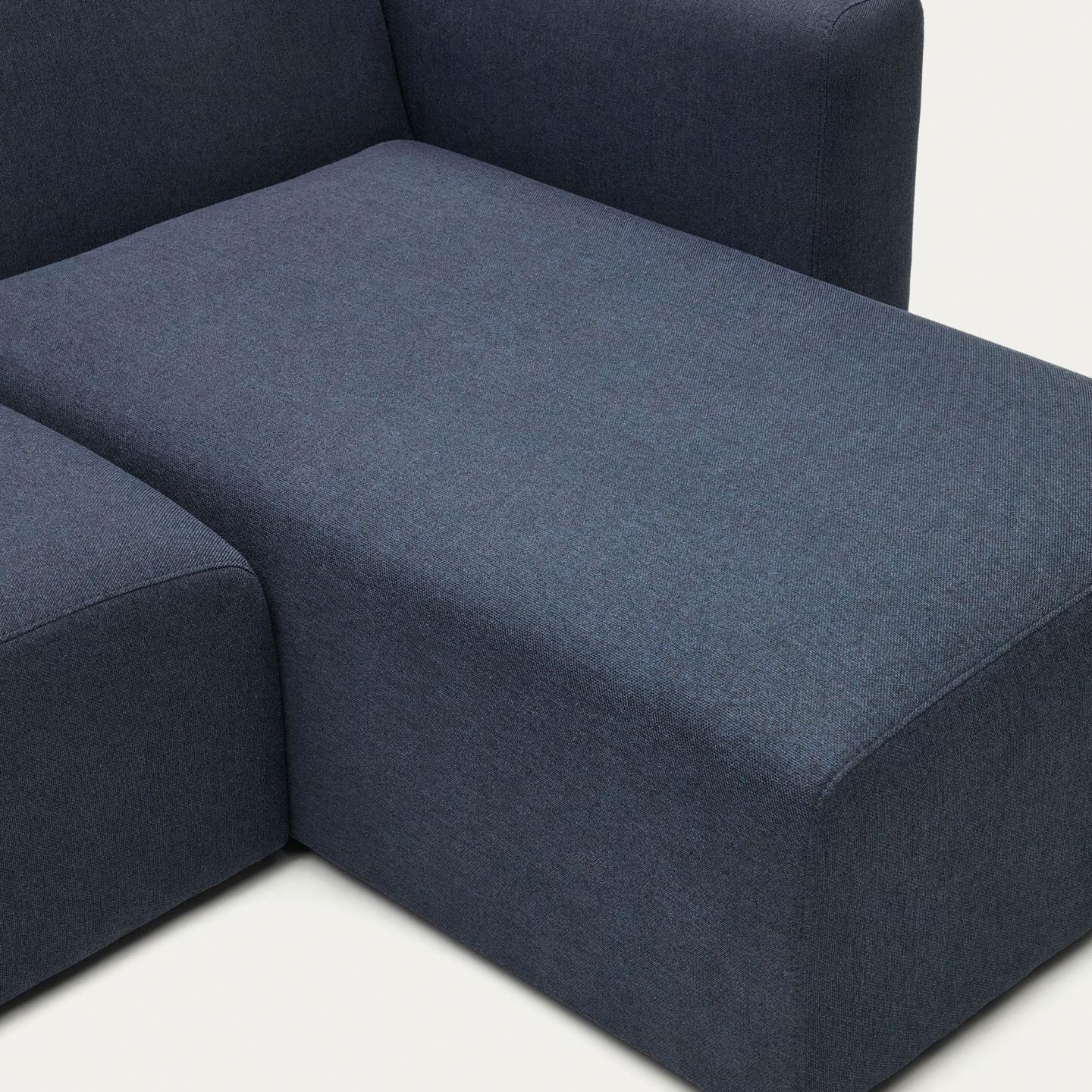 Kave Home Loungebank 'Neom' Links/Rechts, kleur Donkerblauw