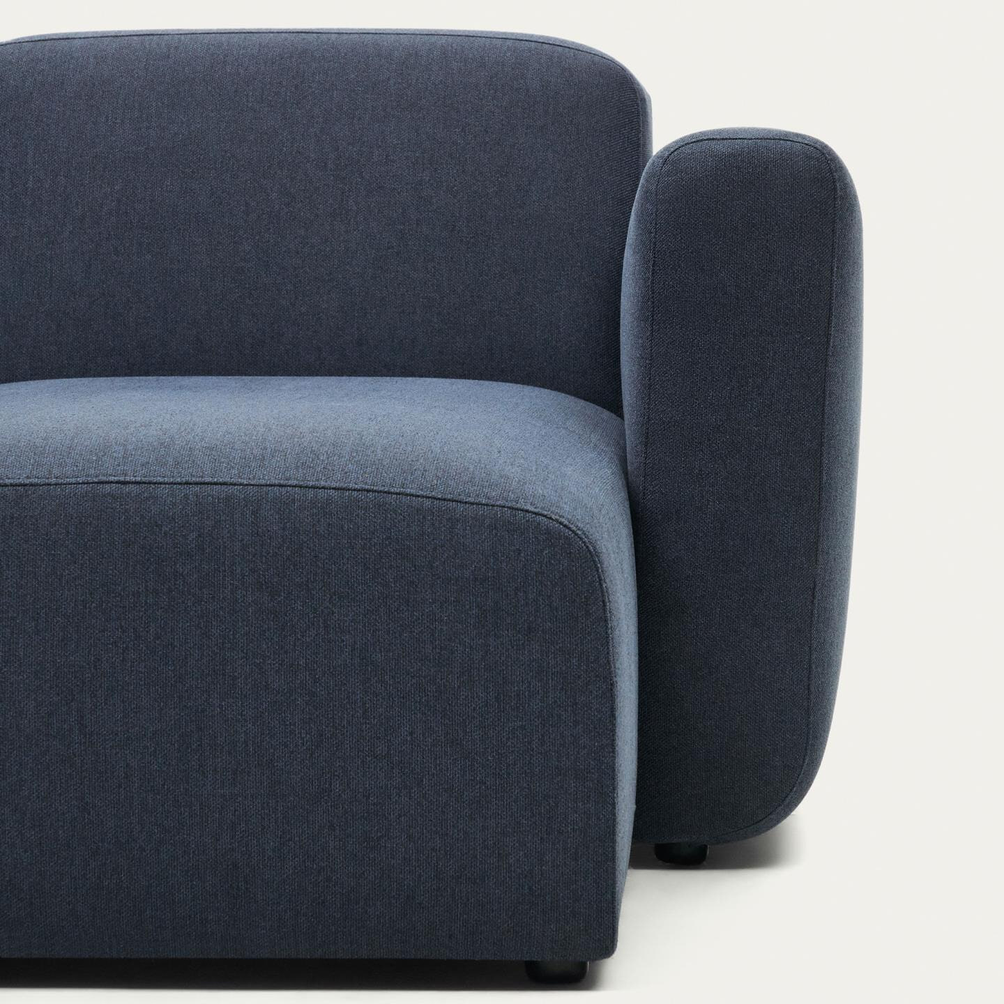 Kave Home Loungebank 'Neom' Links/Rechts, kleur Donkerblauw