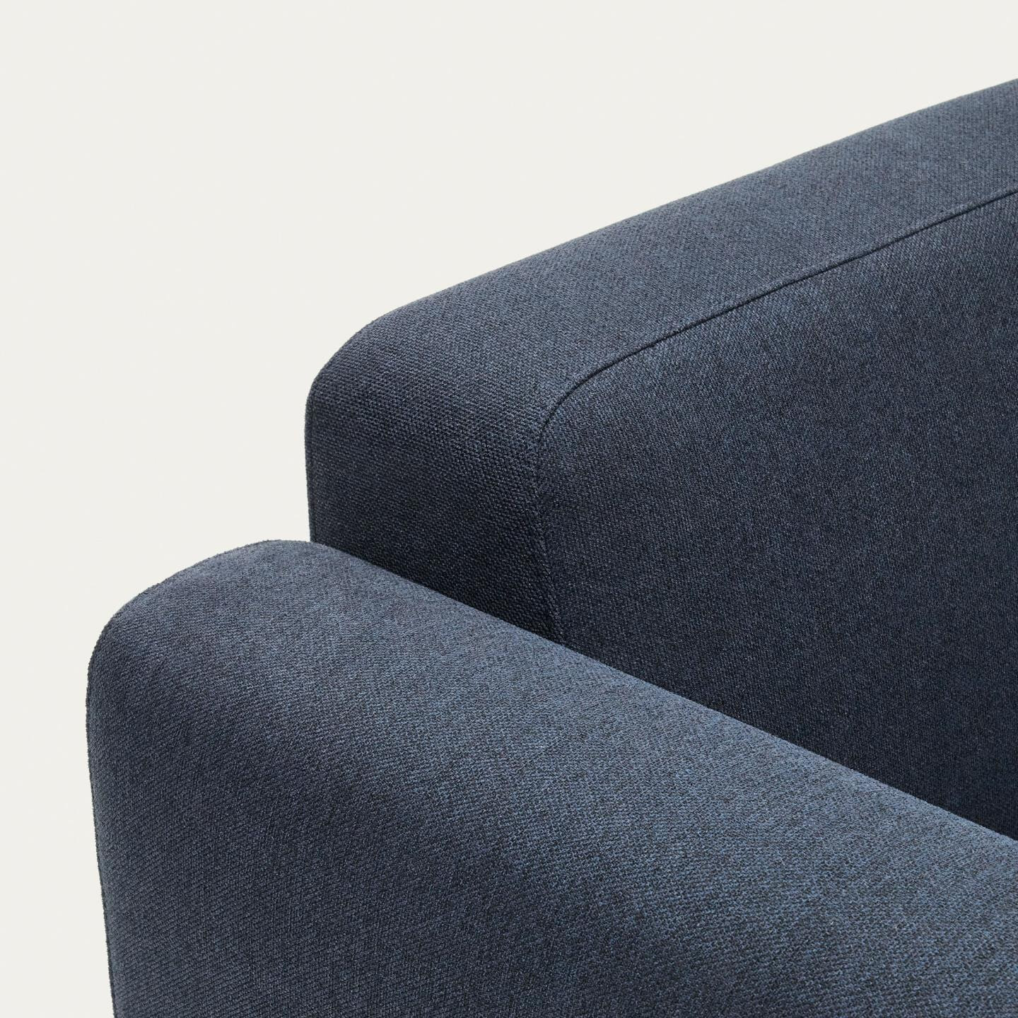 Kave Home Loungebank 'Neom' Links/Rechts, kleur Donkerblauw