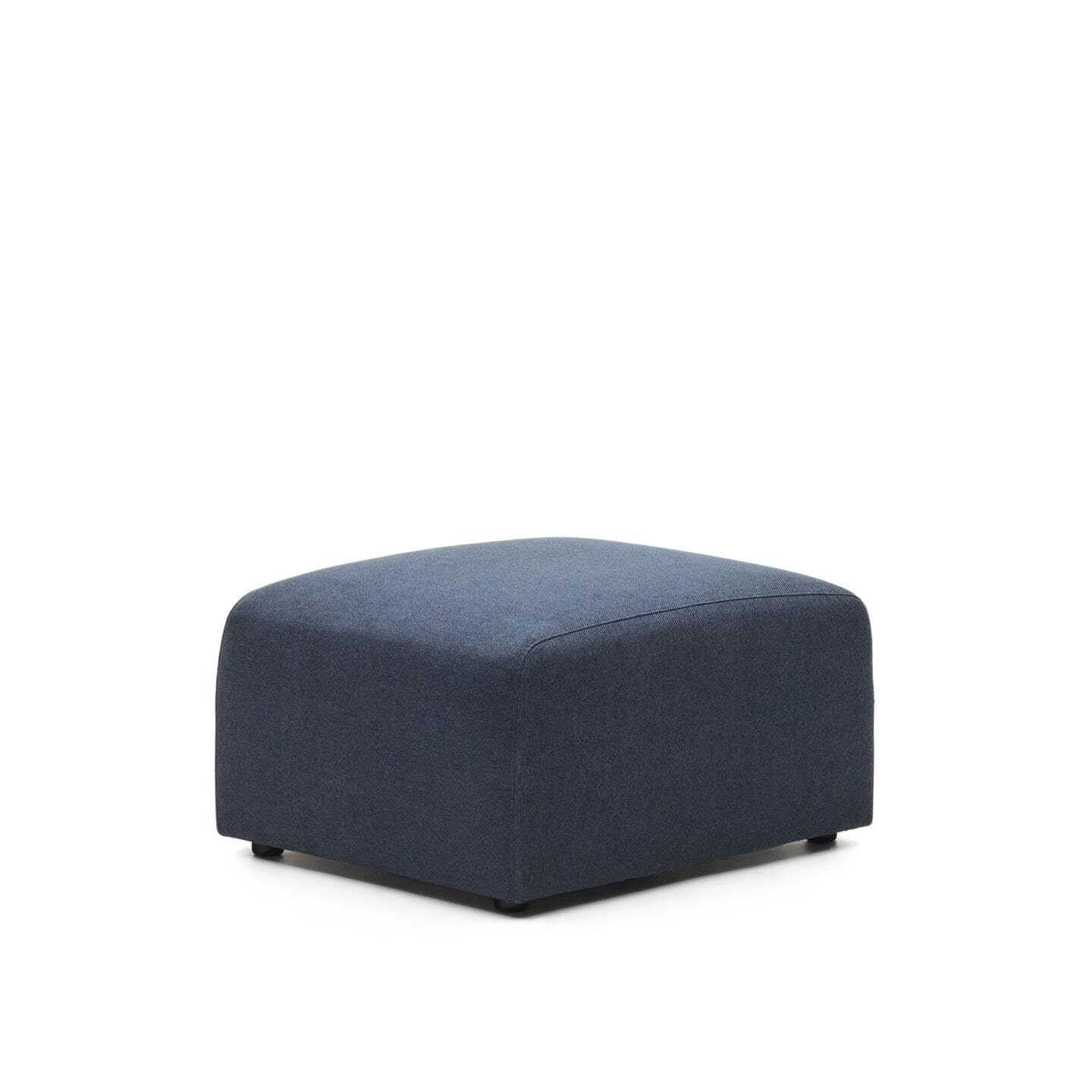 Kave Home Hocker 'Neom' 75cm, kleur Donkerblauw