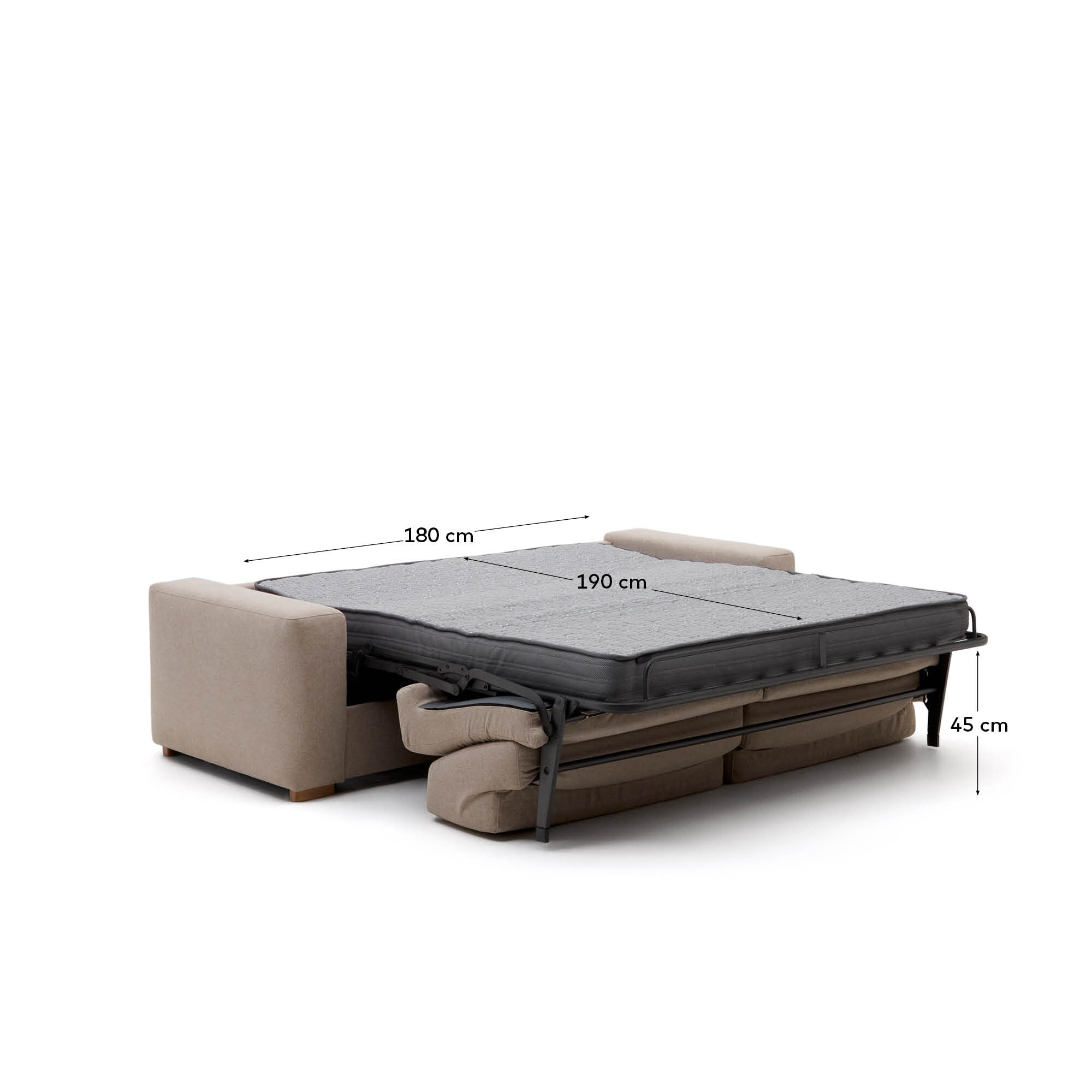 Kave Home Slaapbank 'Anley', kleur Beige