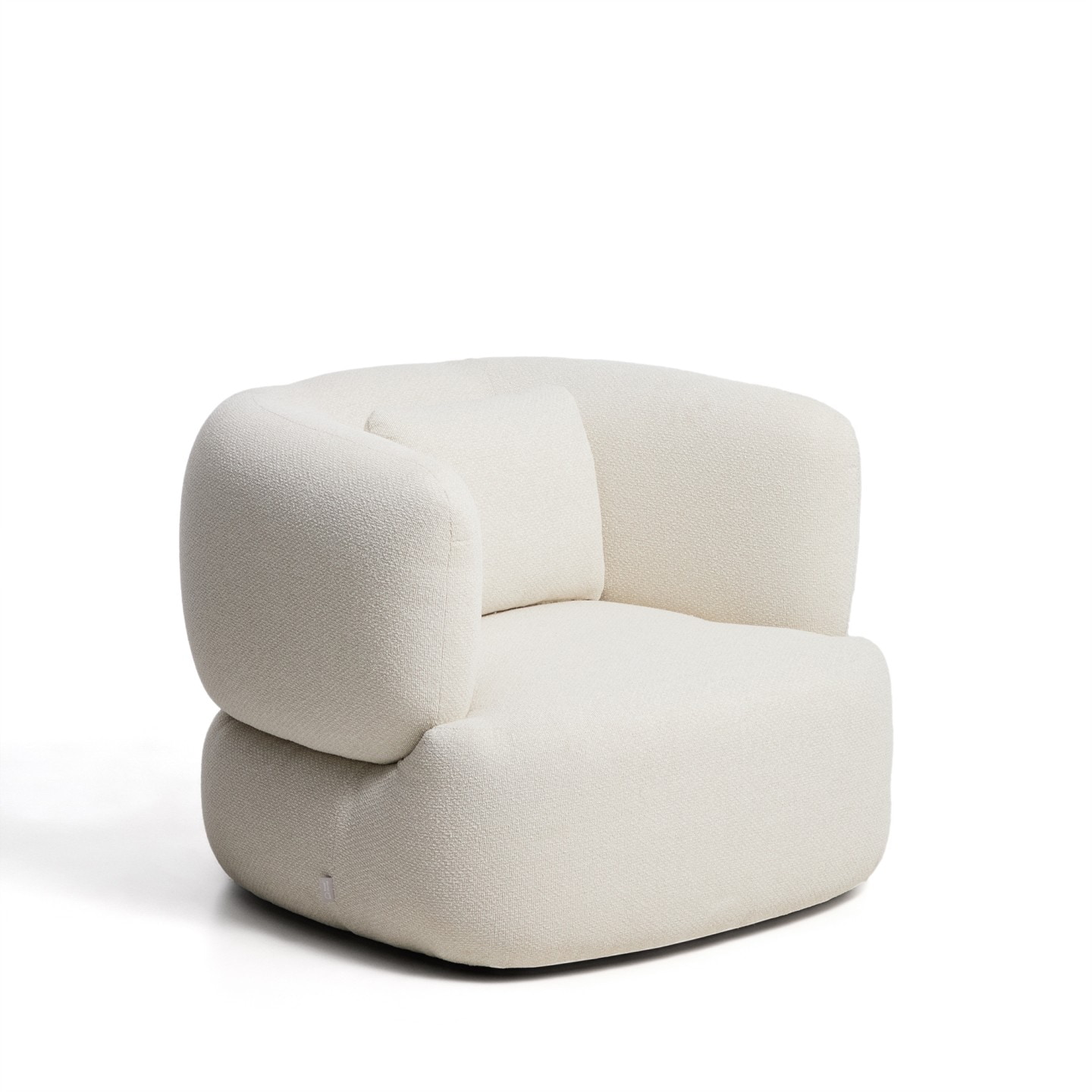 Kave Home Fauteuil Martina Chenille - Ecru