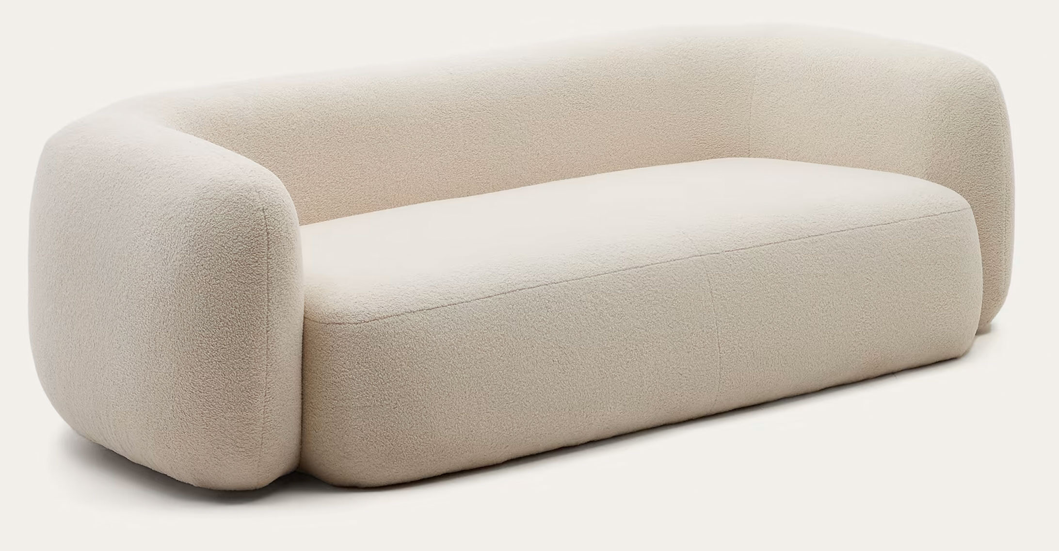 Kave Home 3-zits Bank 'Martina' Bouclé