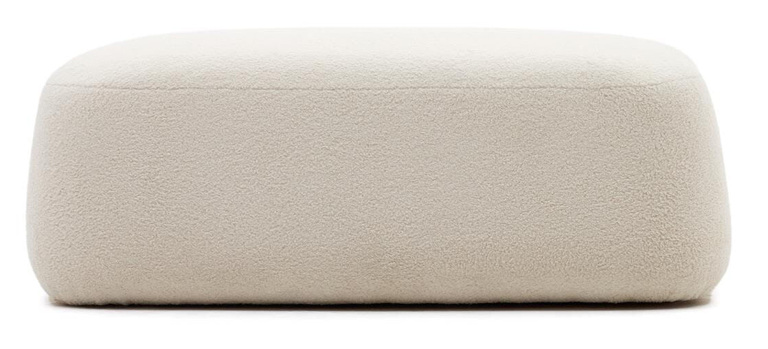 Kave Home Hocker 'Martina' Bouclé, 123 x 85cm