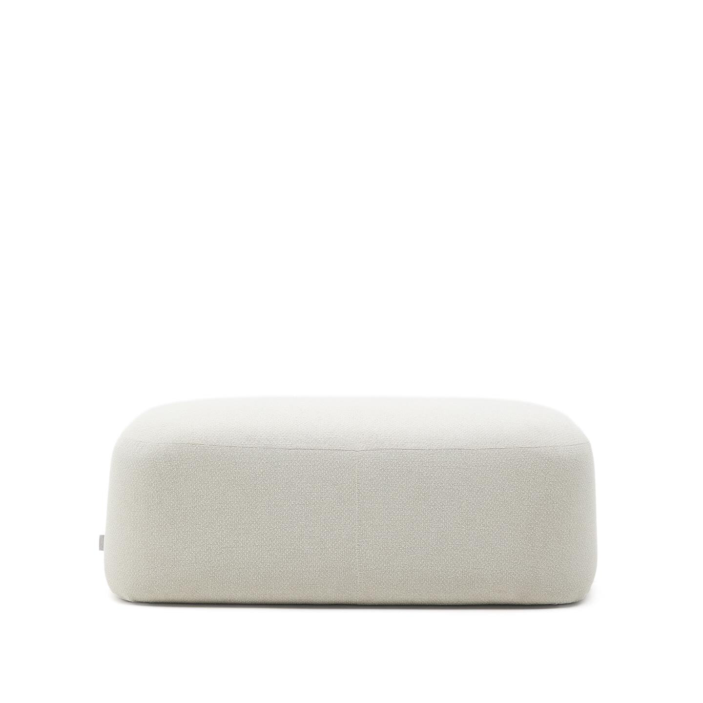 Kave Home Hocker 'Martina' Structuurstof, 123 x 85cm