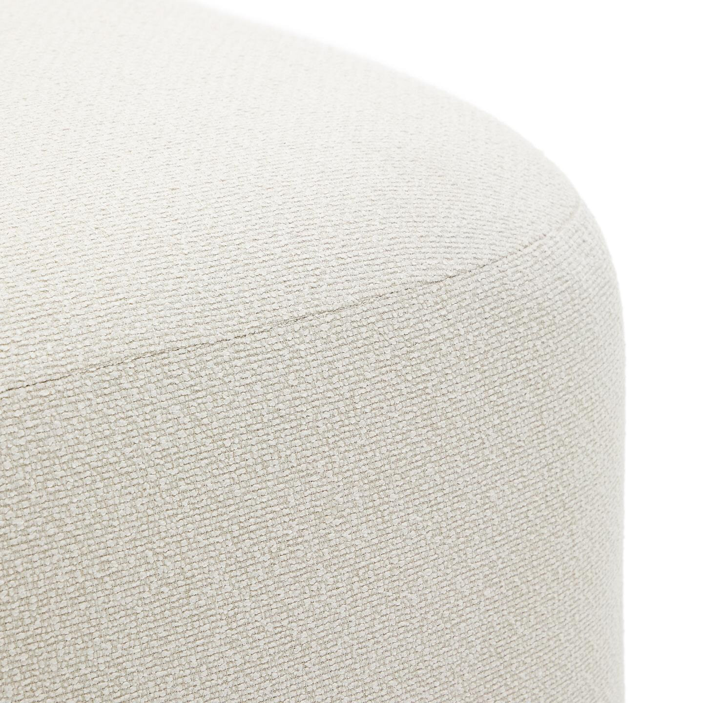 Kave Home Hocker 'Martina' Structuurstof, 123 x 85cm