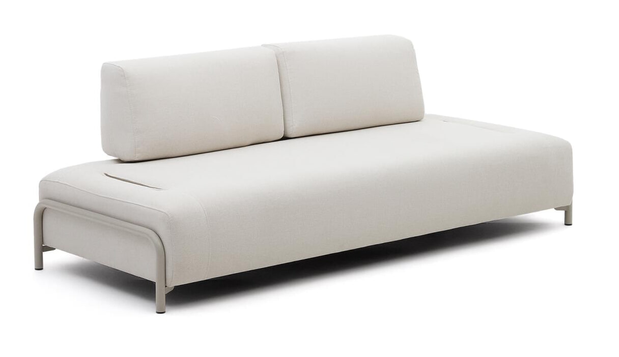 Kave Home 3-zits Bank 'Compo' 232cm, kleur Naturel