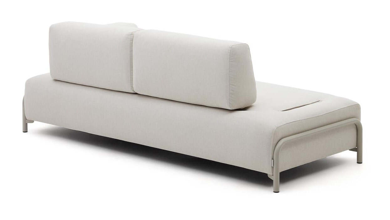 Kave Home 3-zits Bank 'Compo' 232cm, kleur Naturel