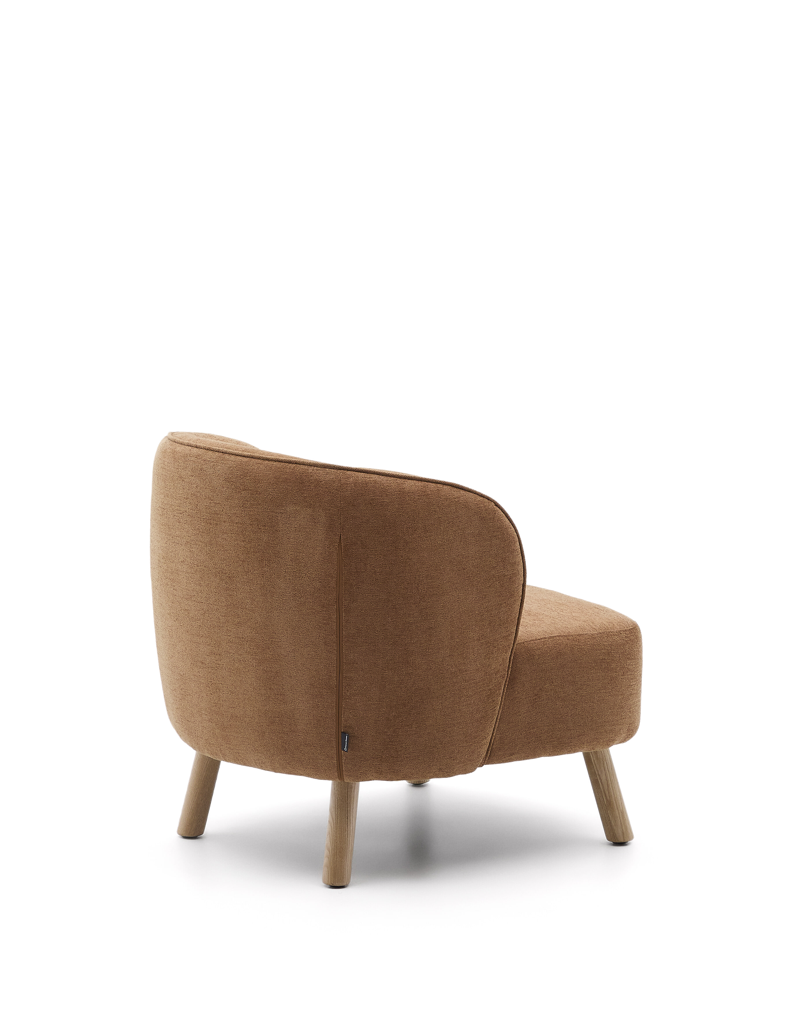 Kave Home Fauteuil 'Ulit' Chenille, kleur Terracotta