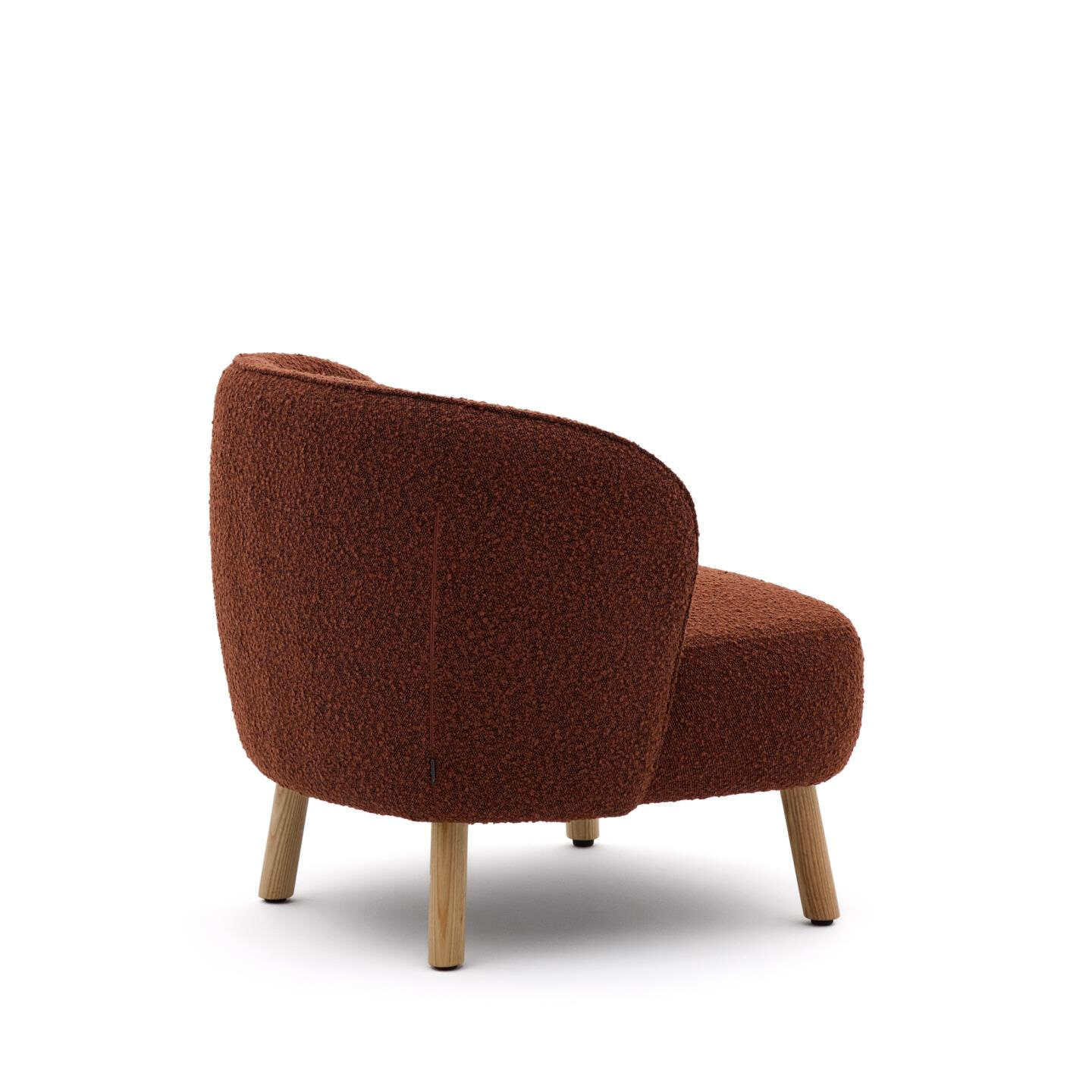 Kave Home Fauteuil 'Ulit' Bouclé, kleur Terracotta