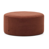 Kave Home Poef 'Kaeli' Bouclé, 90cm, kleur Terracotta