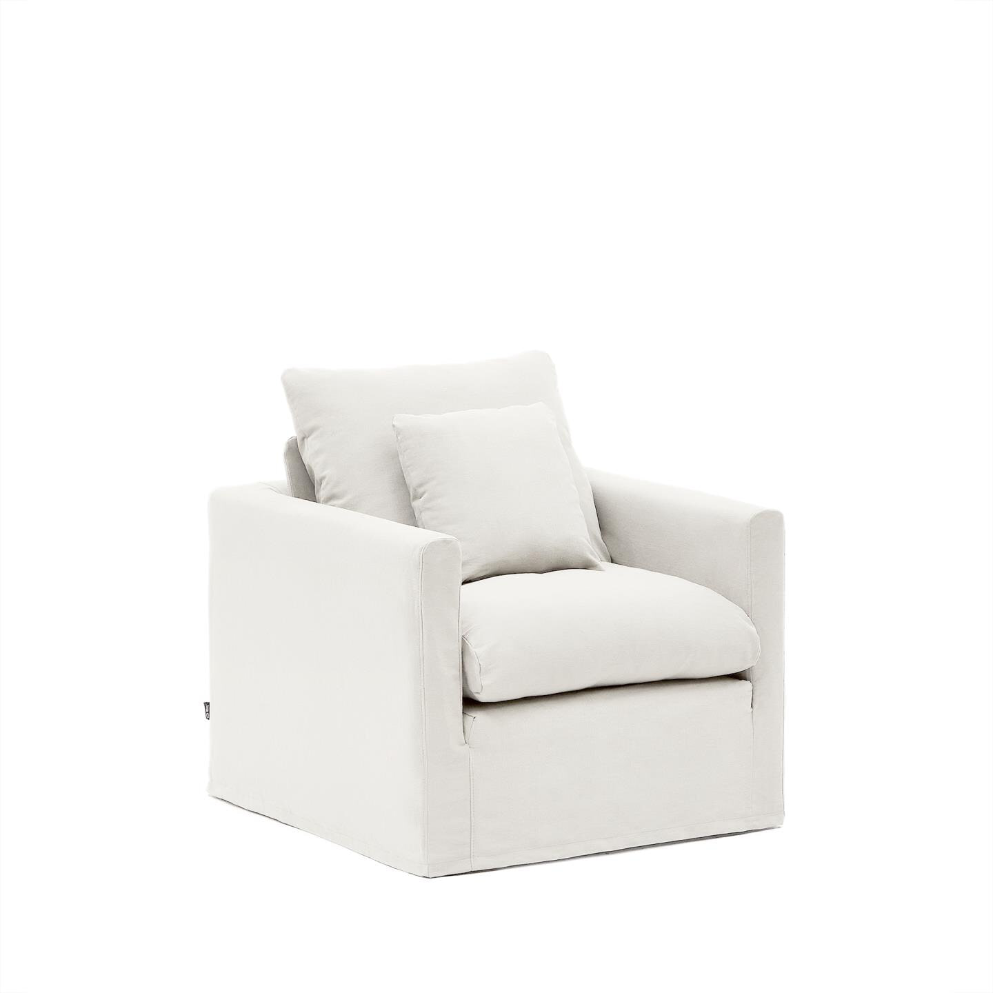 Kave Home Fauteuil Nora - Ecru
