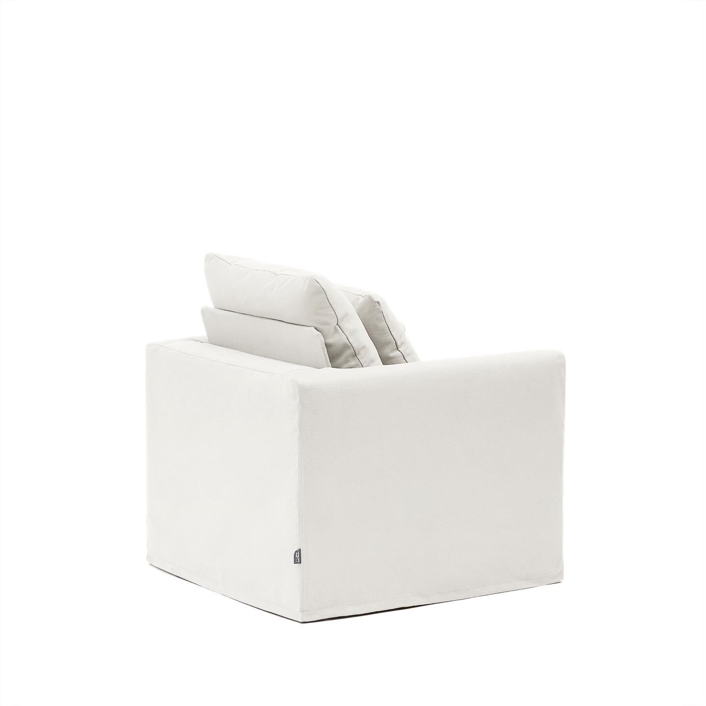 Kave Home Fauteuil 'Nora' kleur Ecru