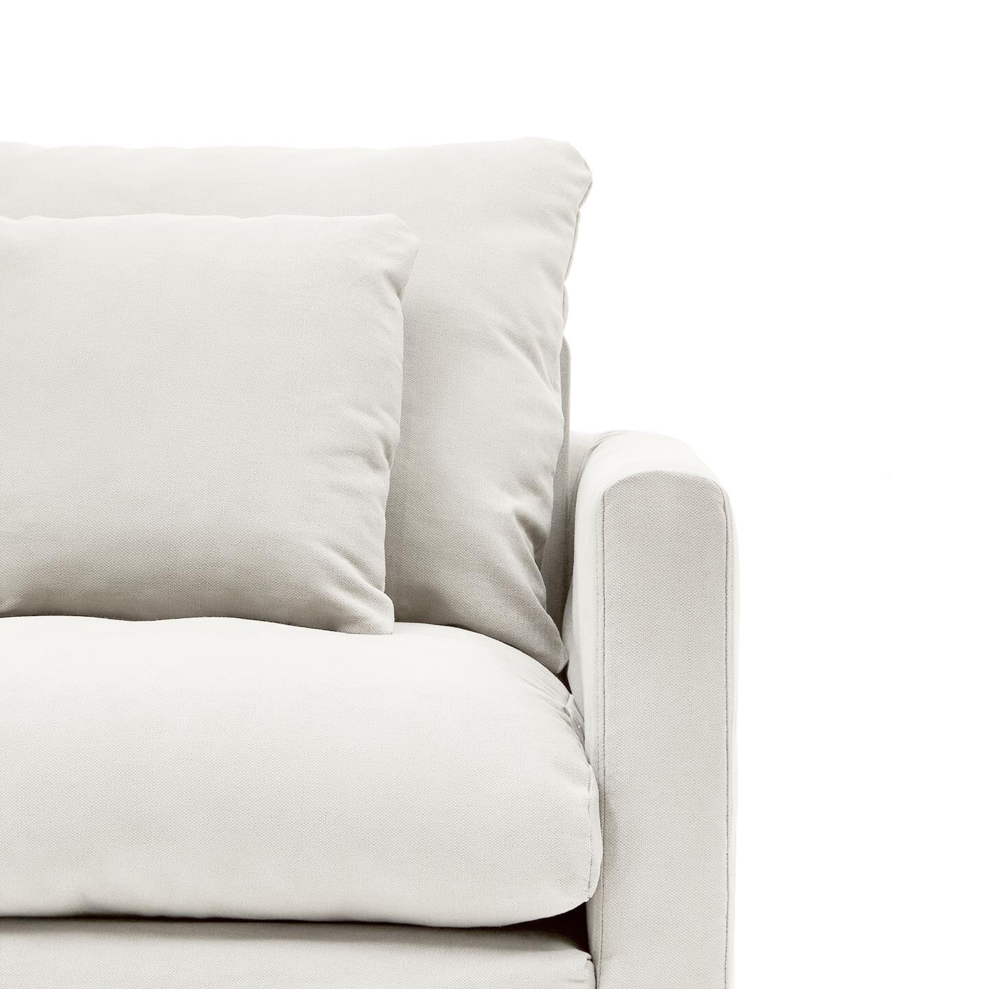 Kave Home Fauteuil 'Nora' kleur Ecru
