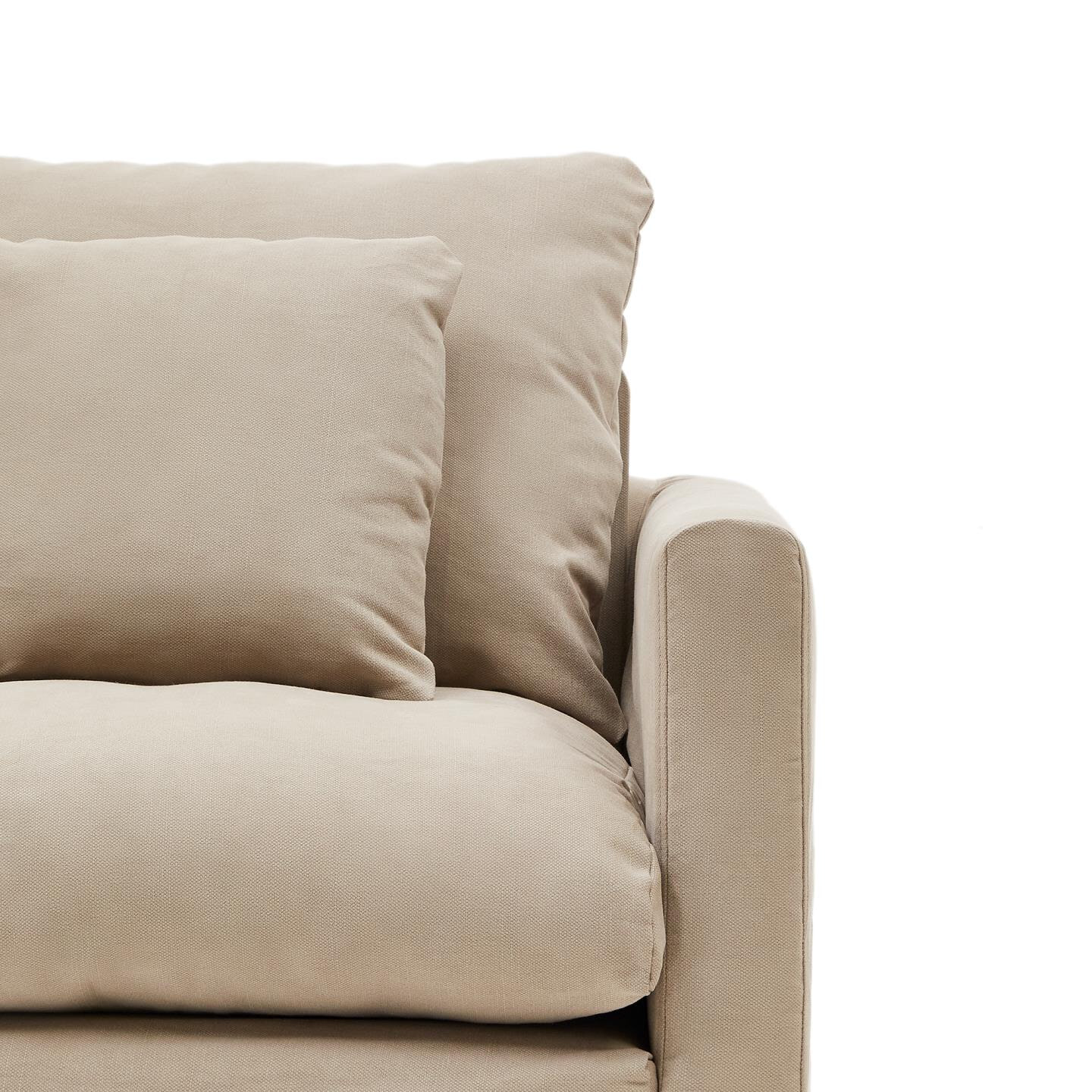 Kave Home Fauteuil 'Nora' kleur Taupe