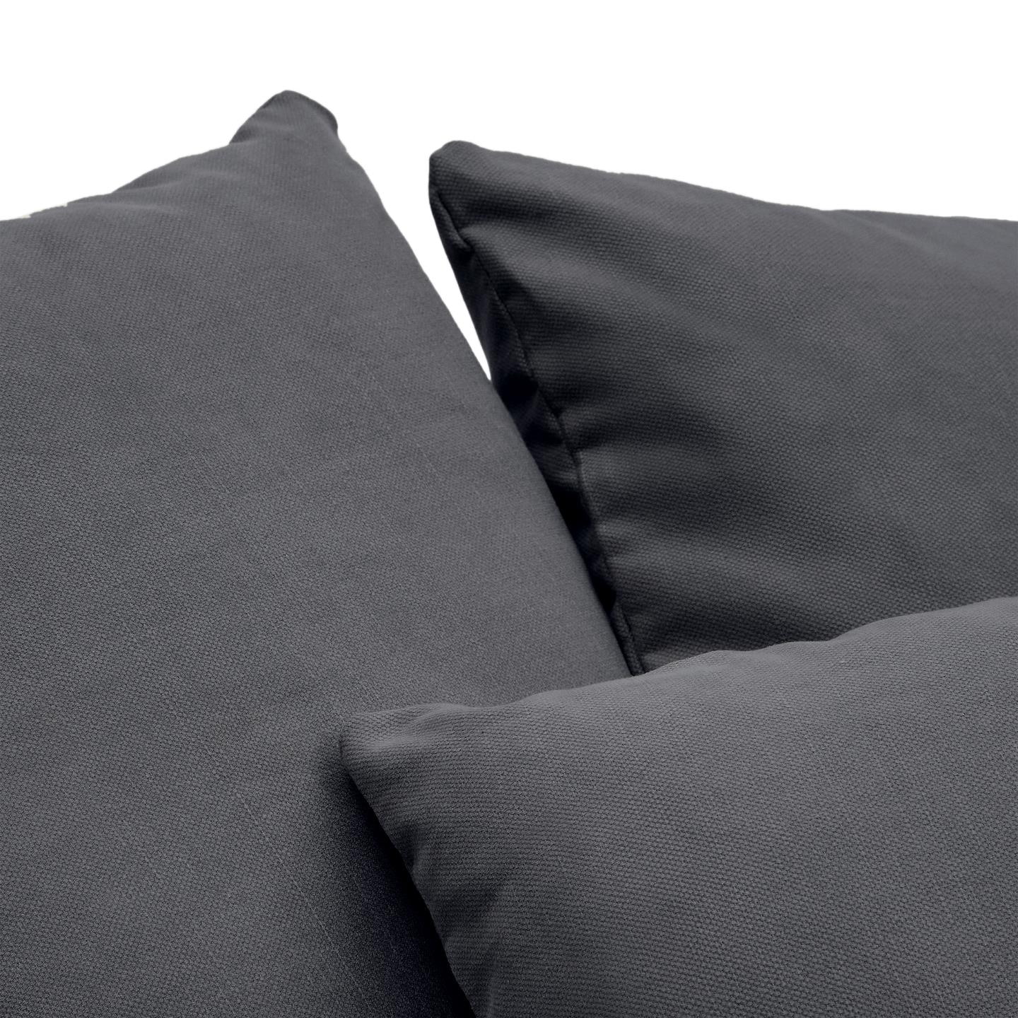 Kave Home Loveseat 'Nora' kleur Antraciet