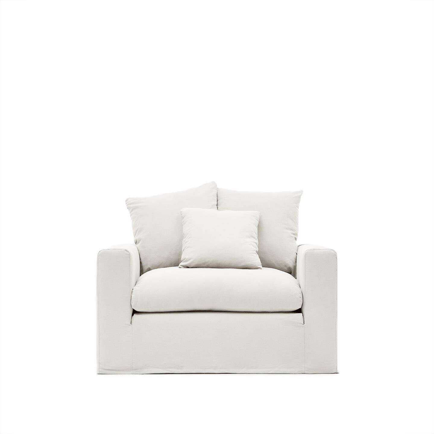 Kave Home Loveseat 'Nora' kleur Ecru