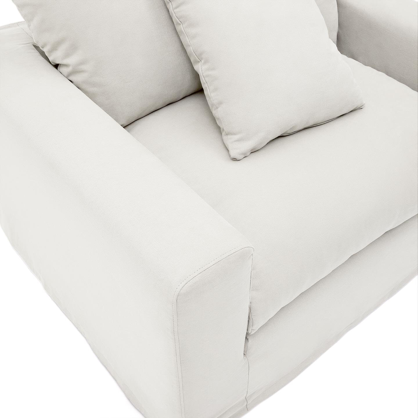 Kave Home Loveseat 'Nora' kleur Ecru
