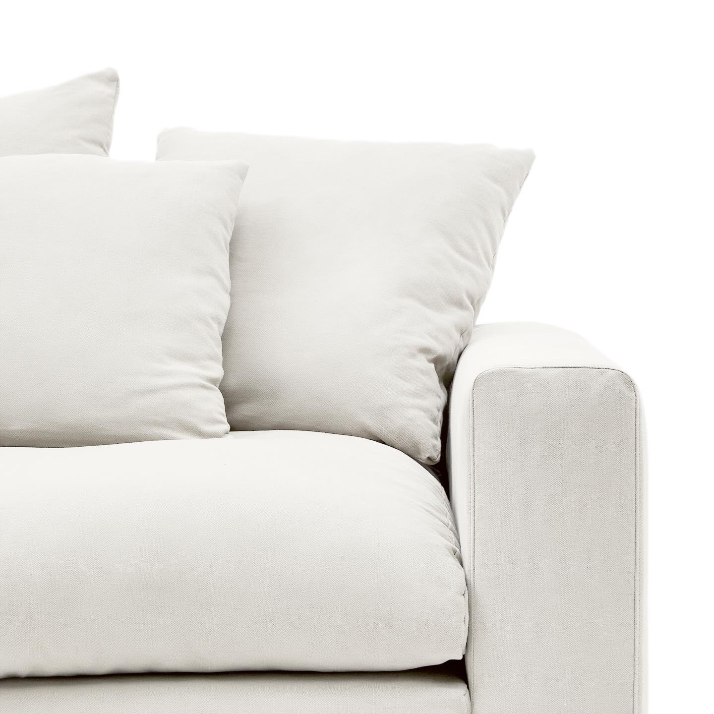 Kave Home Loveseat 'Nora' kleur Ecru