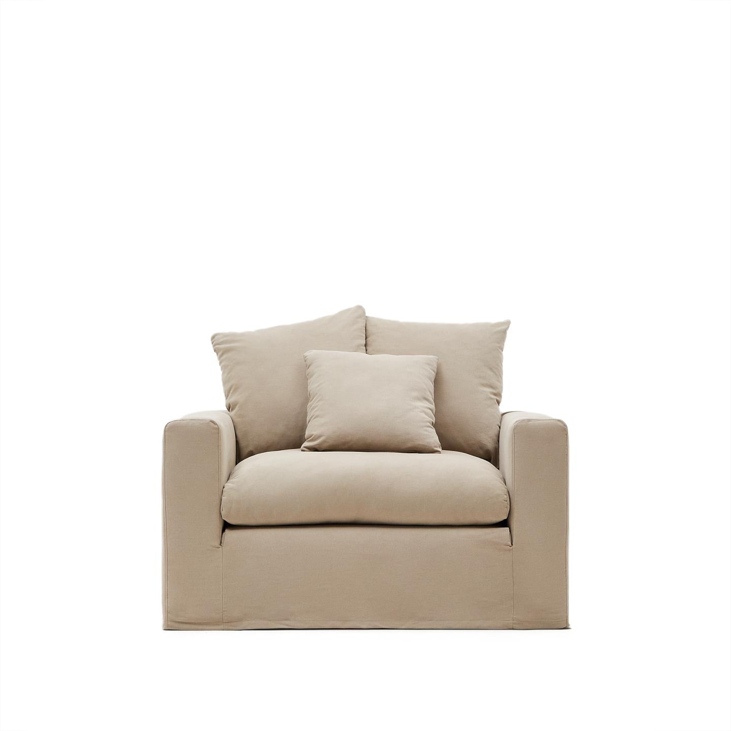 Kave Home Loveseat 'Nora' kleur Taupe
