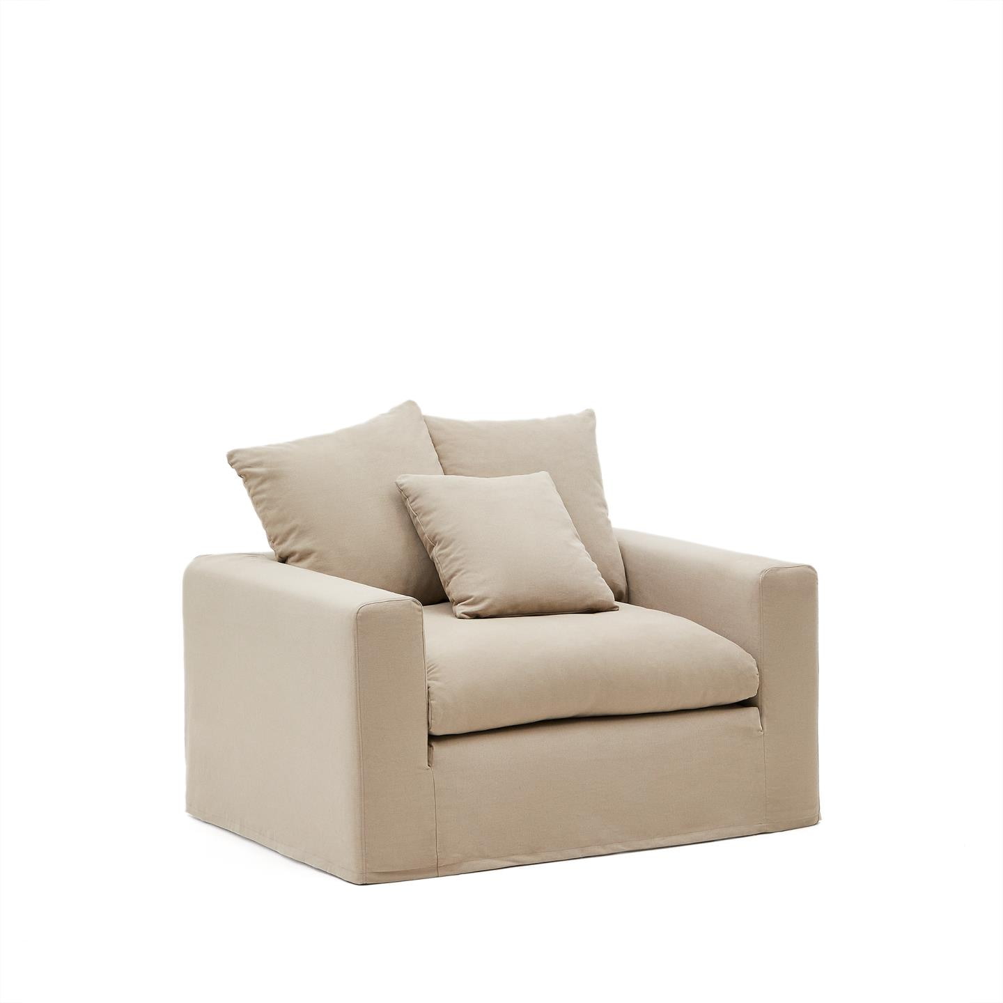 Kave Home Loveseat 'Nora' kleur Taupe