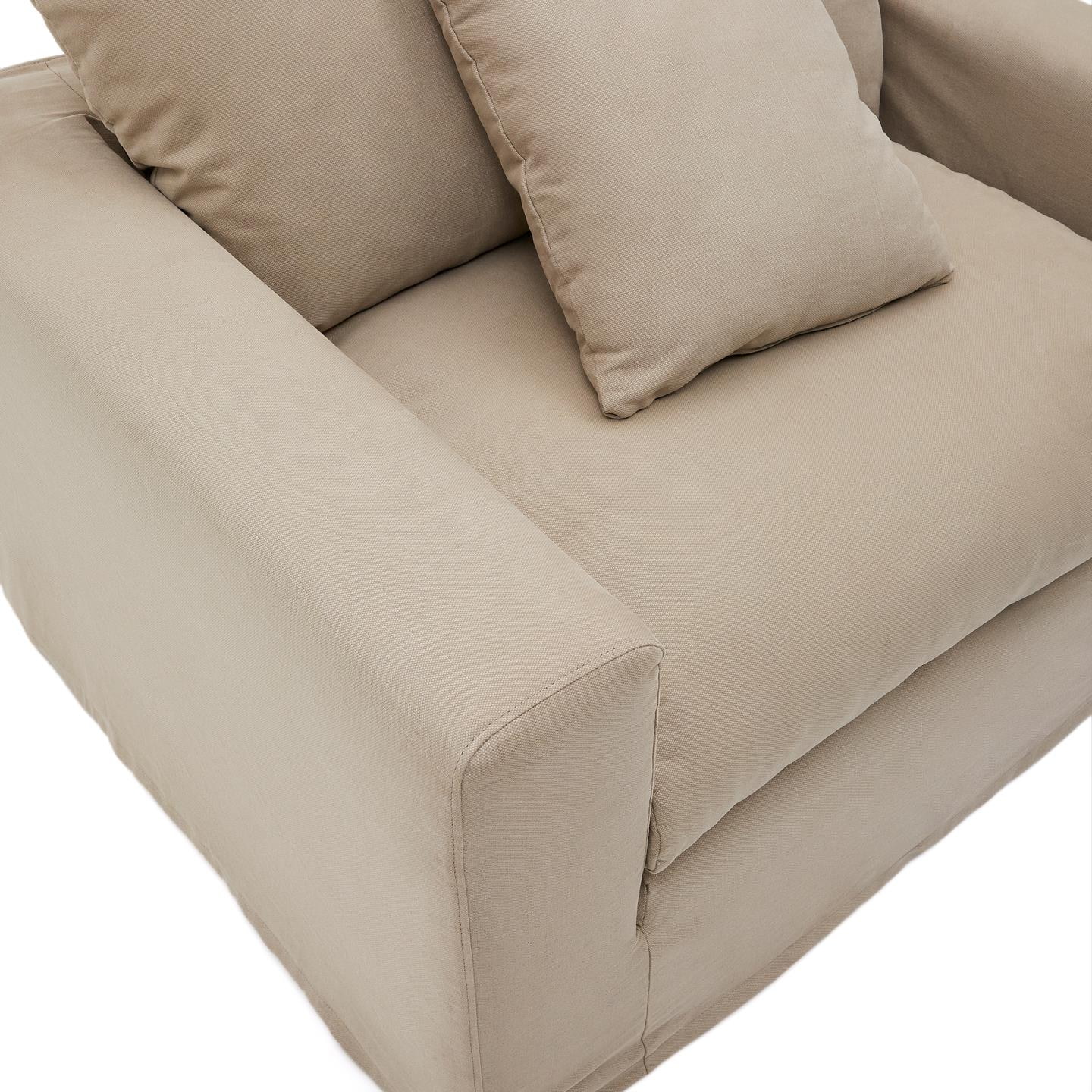 Kave Home Loveseat 'Nora' kleur Taupe