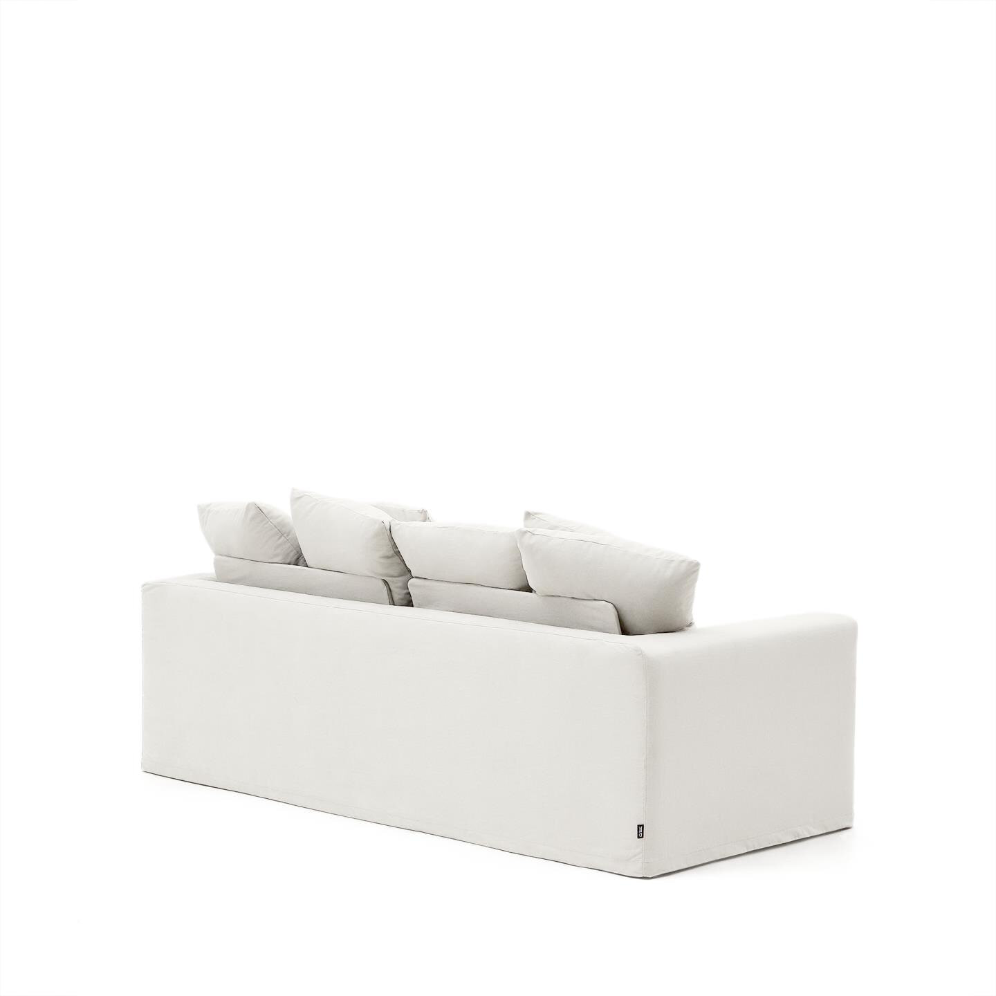 Kave Home 3-zits Bank 'Nora' kleur Ecru