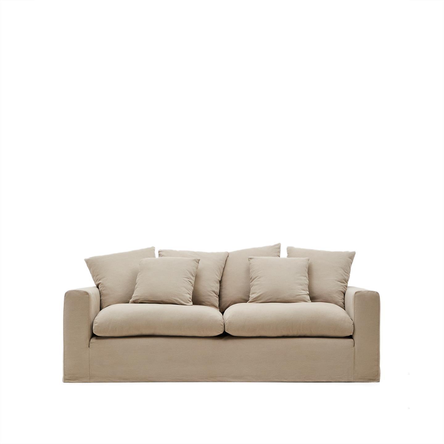 Kave Home 3-zits Bank 'Nora' kleur Taupe