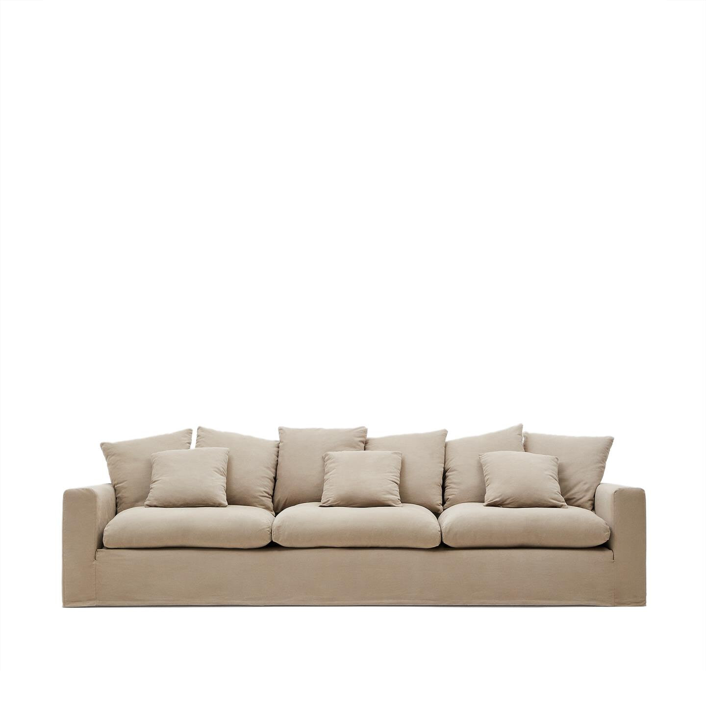 Kave Home 4-zits Bank 'Nora' kleur Taupe