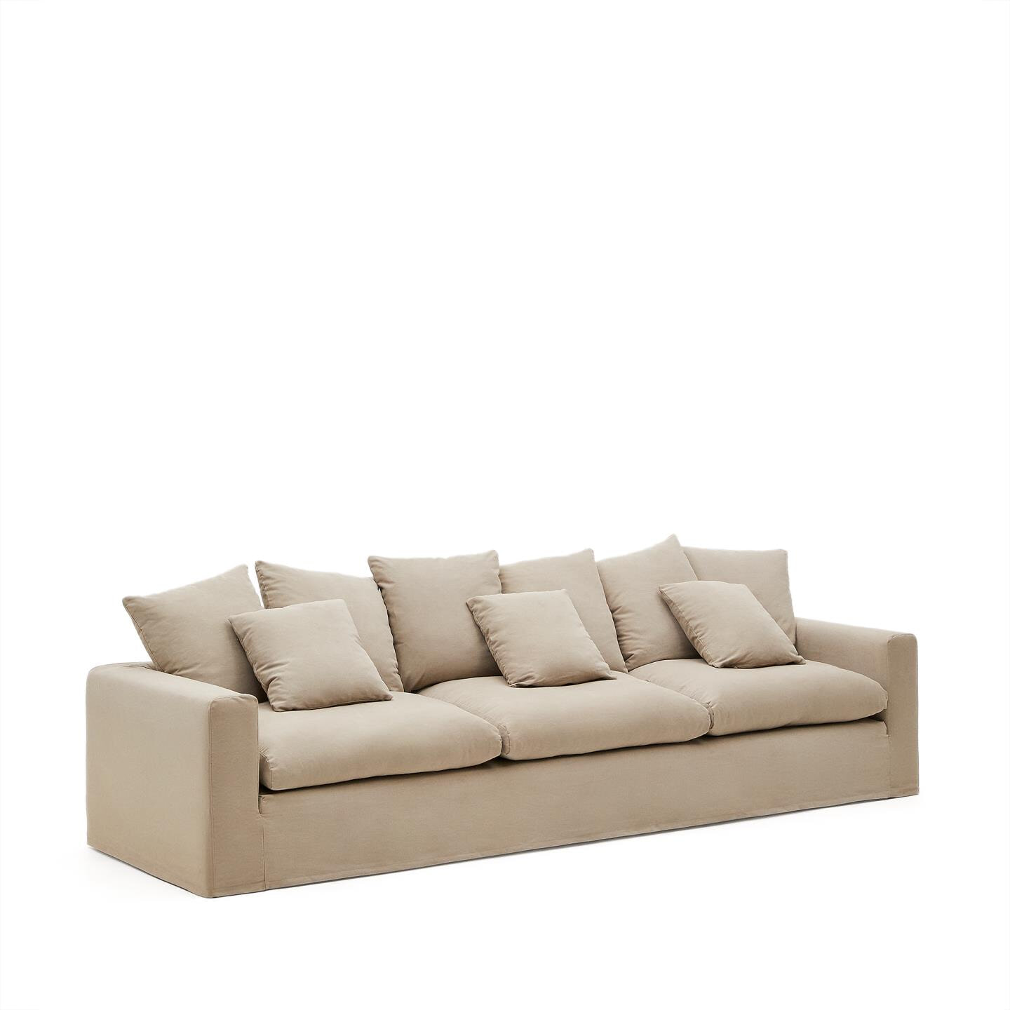 Kave Home 4-zits Bank 'Nora' kleur Taupe