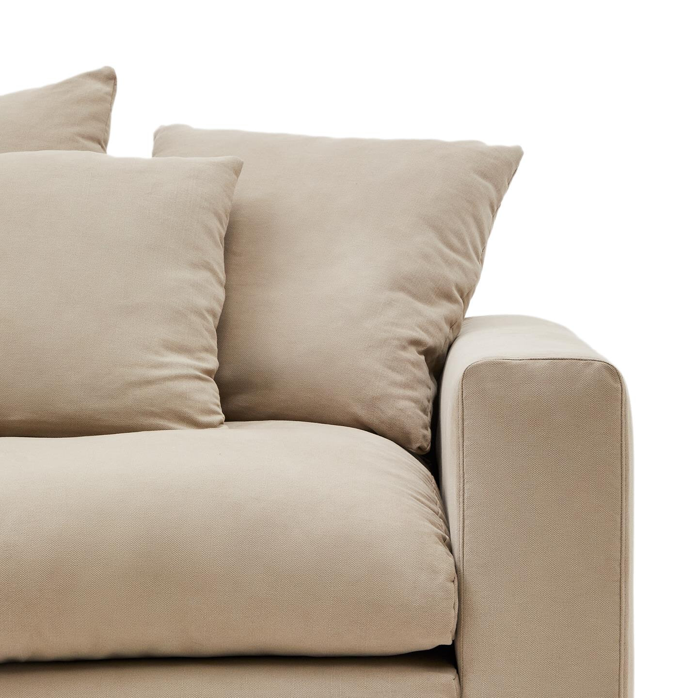 Kave Home 4-zits Bank 'Nora' kleur Taupe