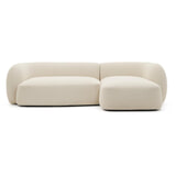Kave Home 3-zits Loungebank 'Martina' 287cm, Rechts, Structuurstof