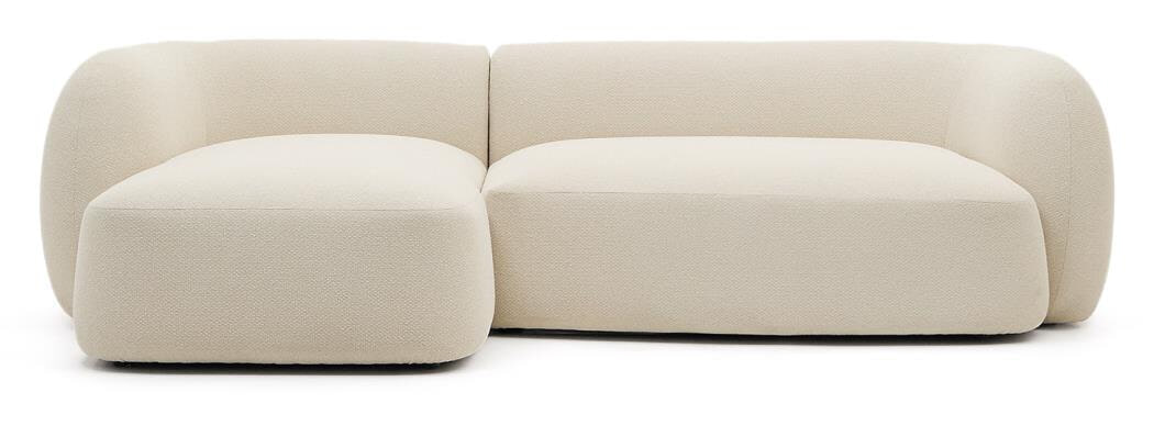 Kave Home 3-zits Loungebank 'Martina' Links, Structuurstof