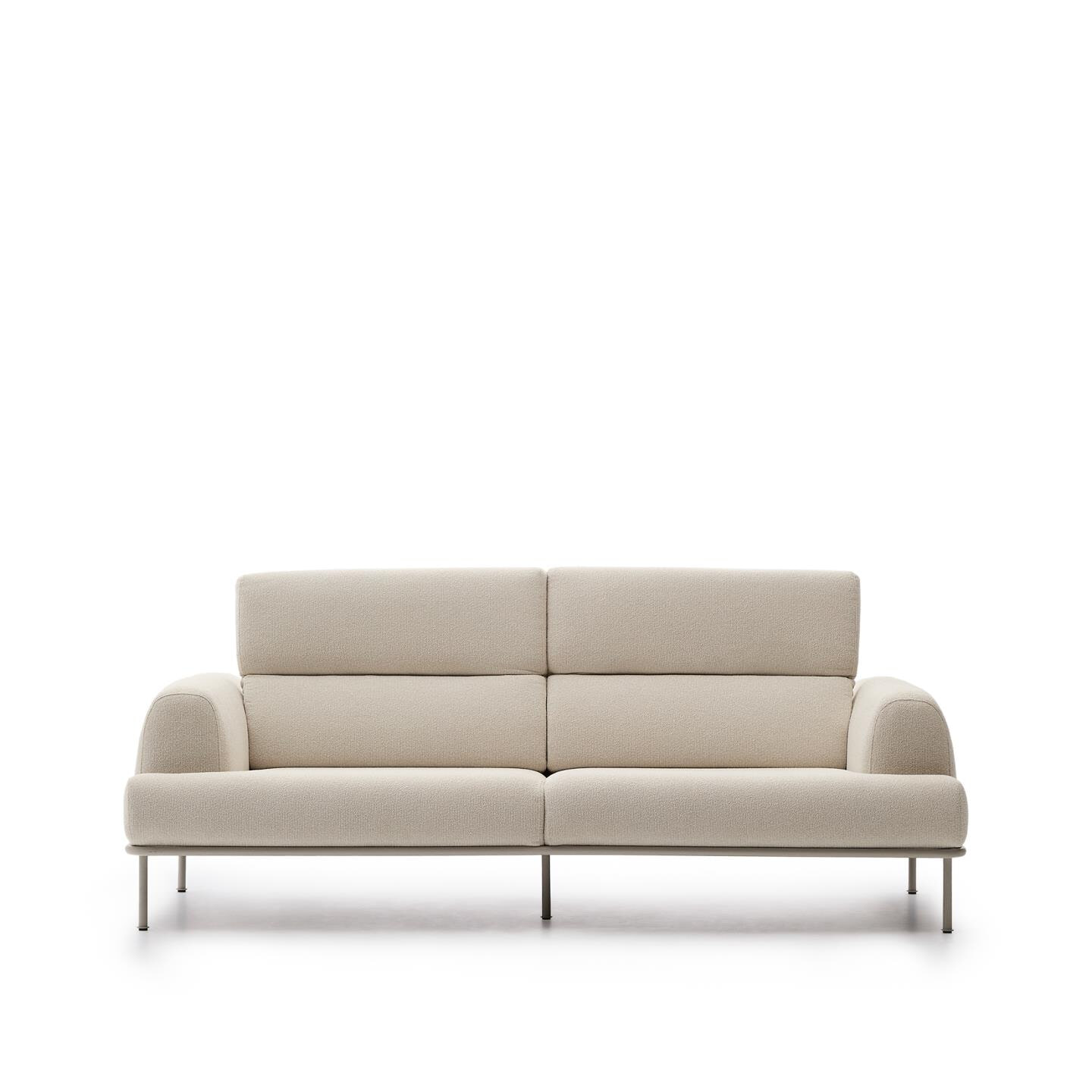 Kave Home 3-zits Bank Aurum Chenille, Met verstelbare