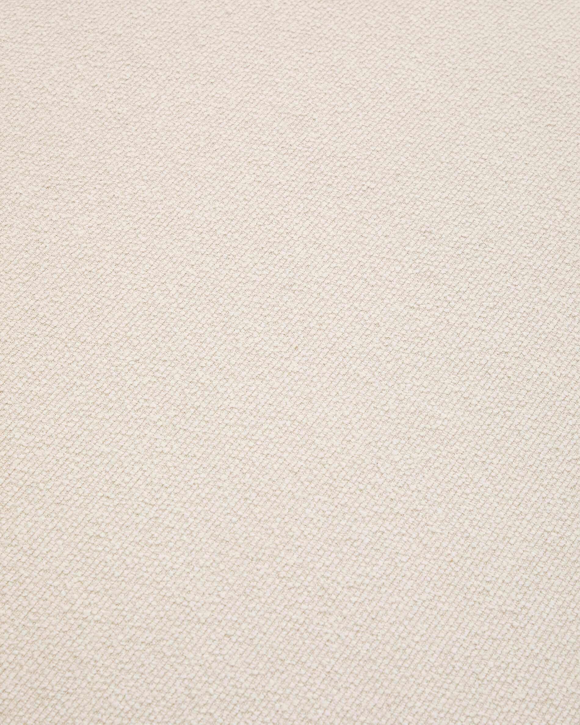 Kave Home Hocker 'Aurum' Chenille, kleur Ecru