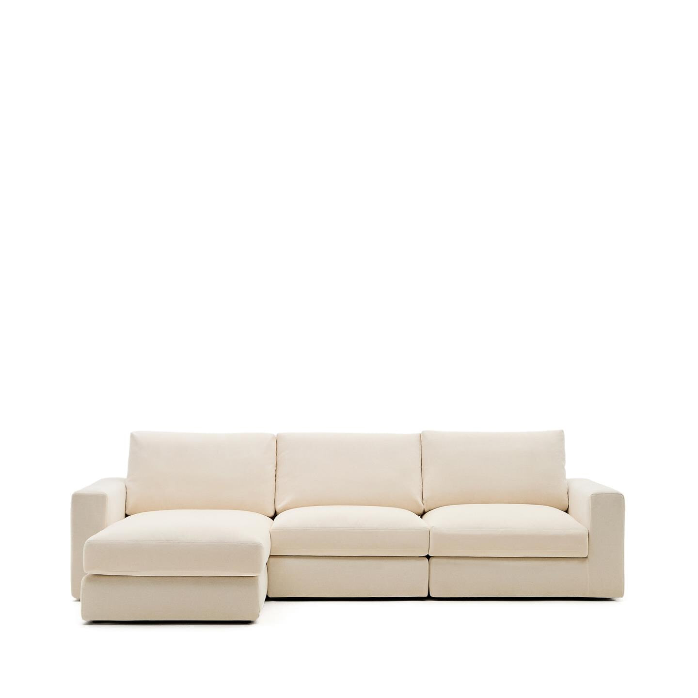 Kave Home 4-zits Loungebank Alea Links - Beige
