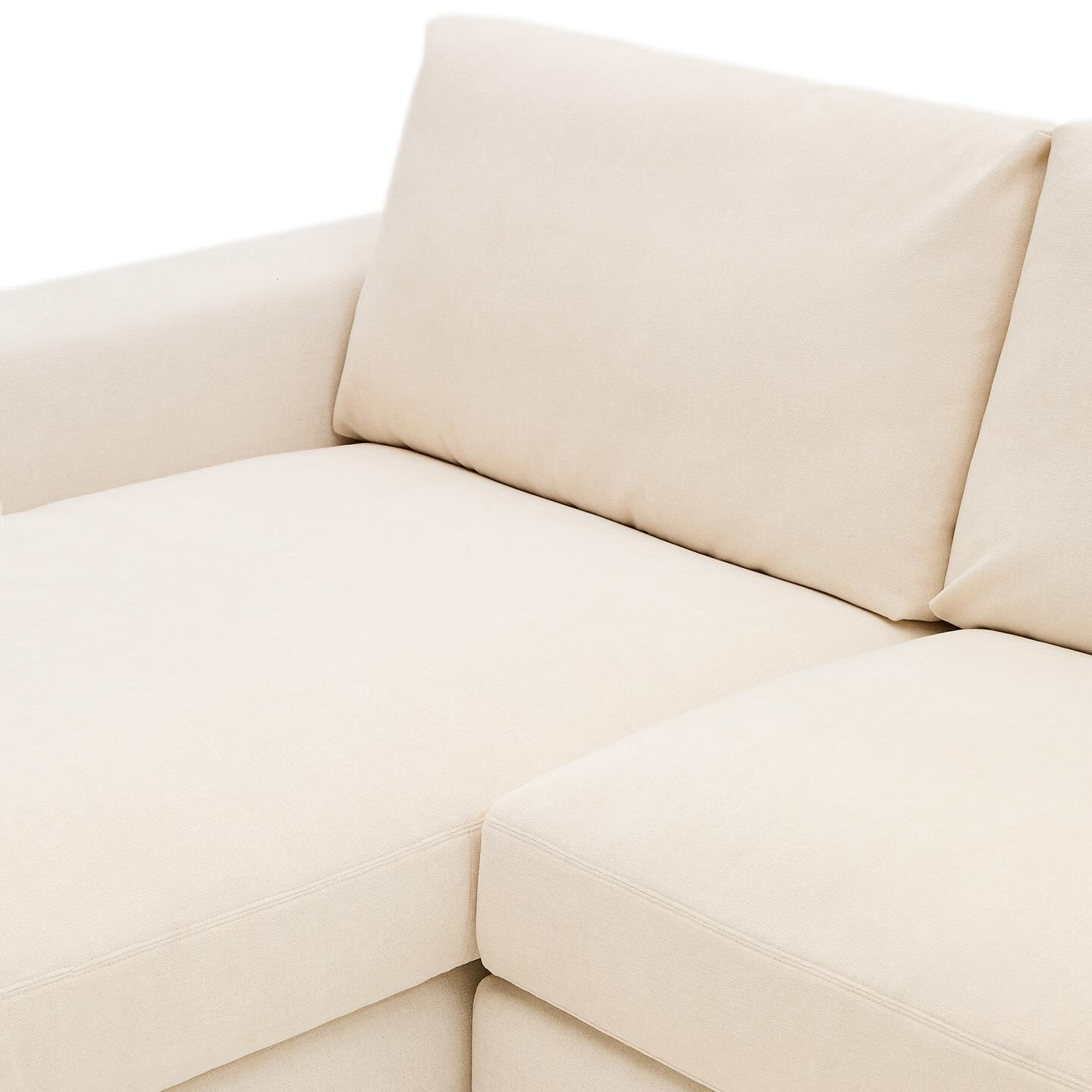 Kave Home 5-zits Loungebank 'Alea' Links, kleur Ecru