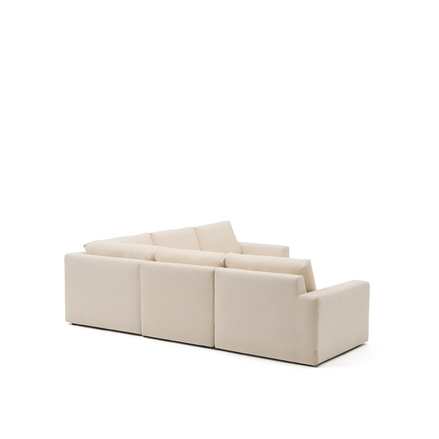 Kave Home 5-zits Hoekbank 'Alea' kleur Ecru
