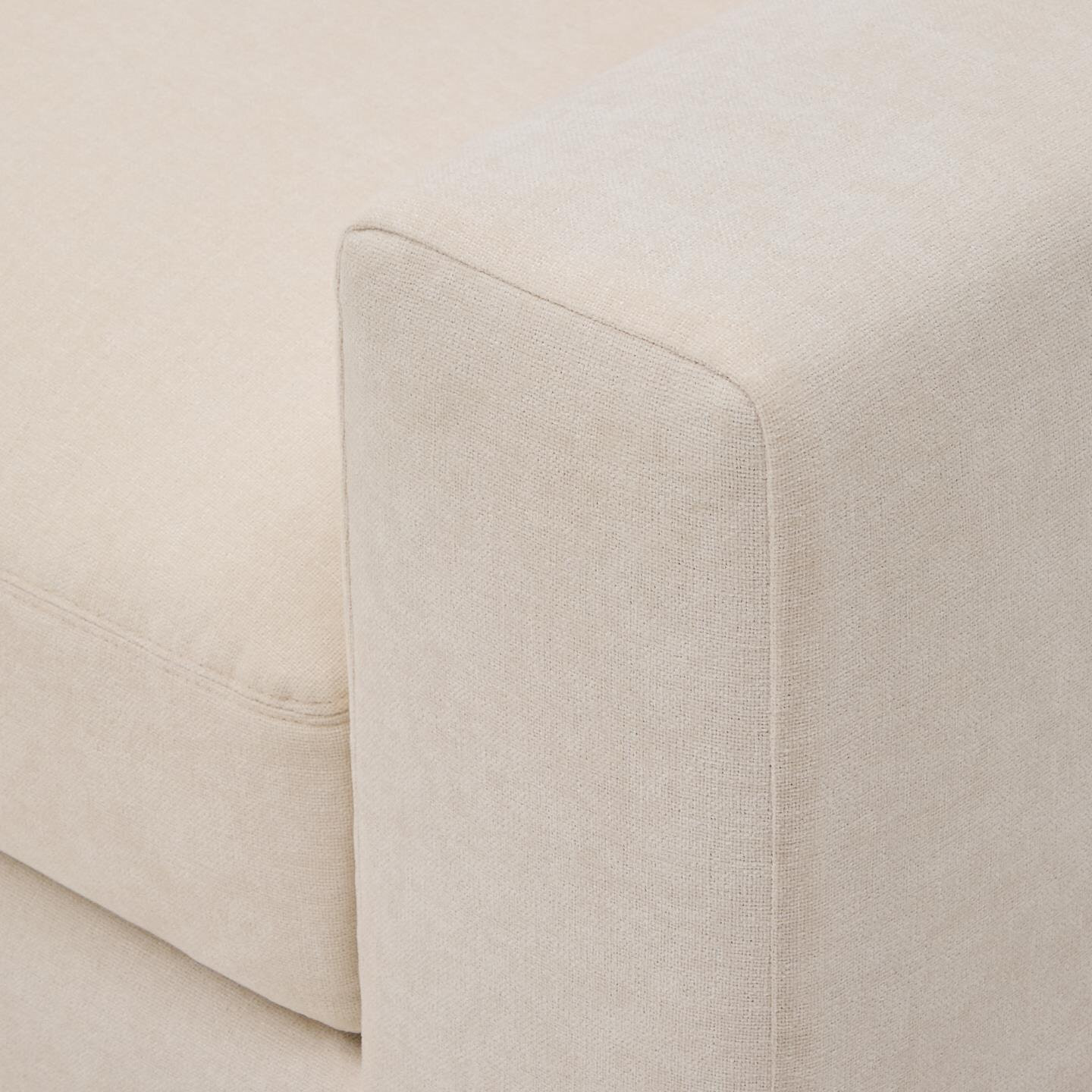 Kave Home 5-zits Hoekbank 'Alea' kleur Ecru