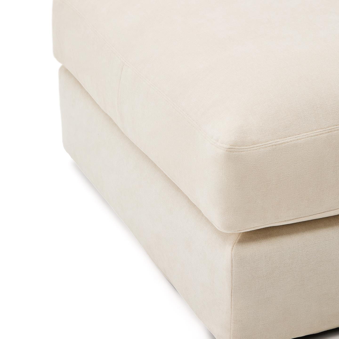 Kave Home Hocker 'Alea' kleur Ecru