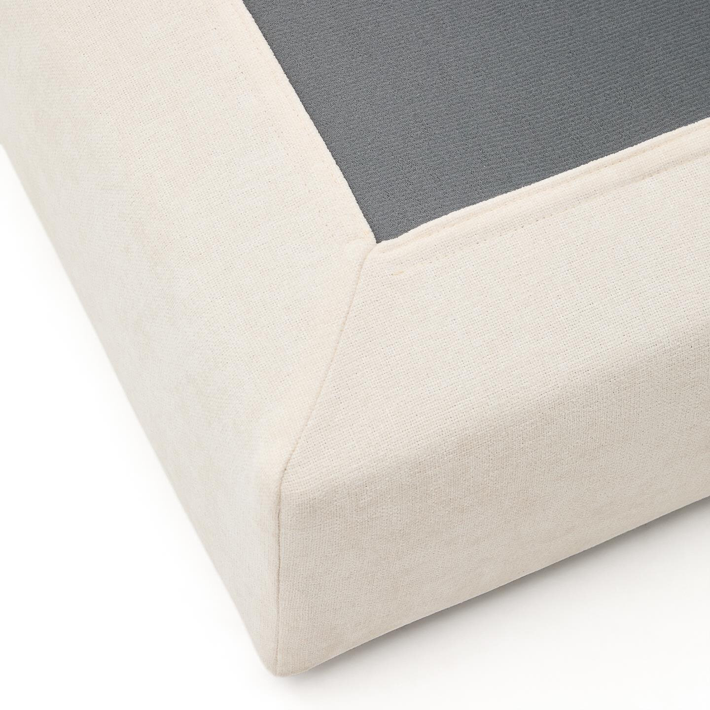 Kave Home Hocker 'Alea' kleur Ecru