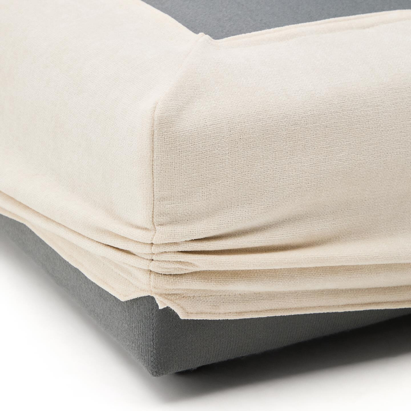 Kave Home Hocker 'Alea' kleur Ecru