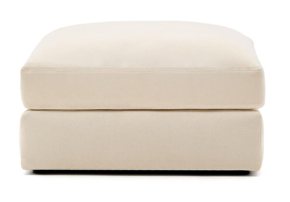 Kave Home Hocker 'Alea' kleur Ecru