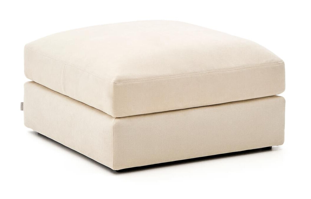 Kave Home Hocker 'Alea' kleur Ecru
